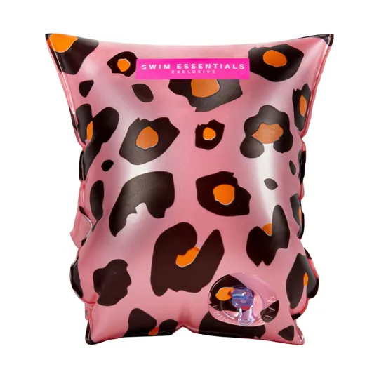 Swim Essentials Exclusive Zwembandjes Rose Gold Leopard (0-2 jaar)