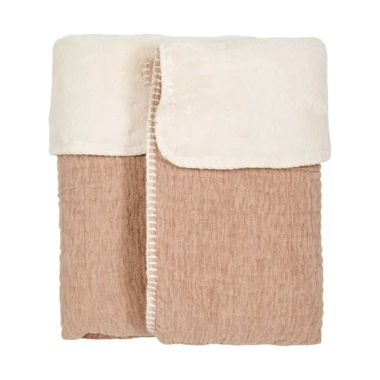 Koeka Rivoli Teddy Bettdecke – 100 x 150 cm – Caffe