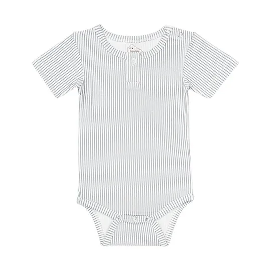 Cam Cam Copenhagen Kurzarm Body Elliot - 56 cm - Classic Stripes Blue