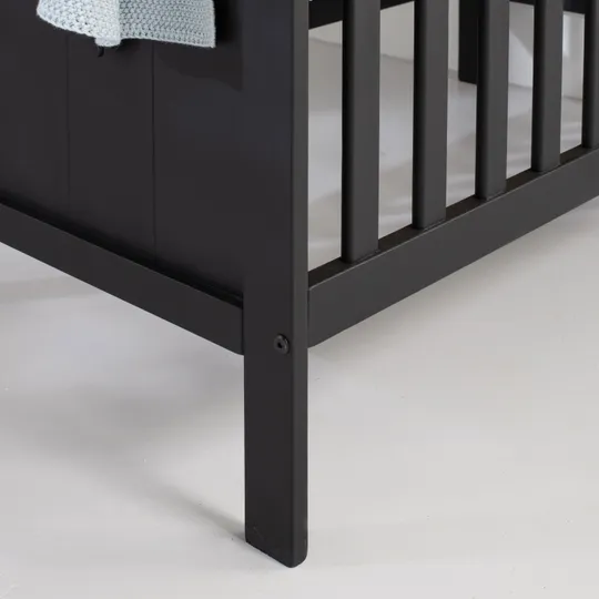 Europe Baby Ralph II Babybett Mattschwarz 60 x 120 cm