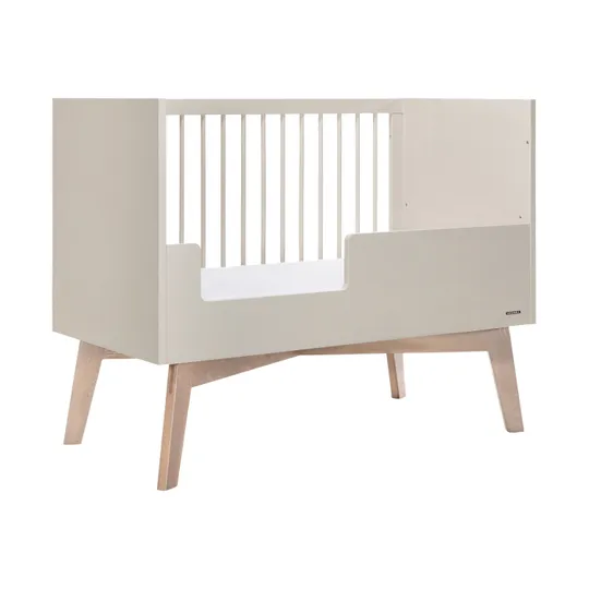 Kidsmill Sixties Babybett 60 x 120 cm - Oatmeal / Eiche