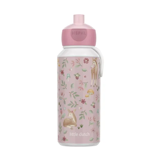 Mepal X Little Dutch Trinkflasche Pop-Up Campus - Fairy Garden - 400 ml