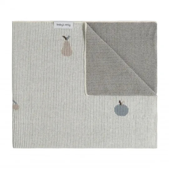 Baby's Only Lush Babydecke - 70 x 95 cm - Nordic Blue /Ecru