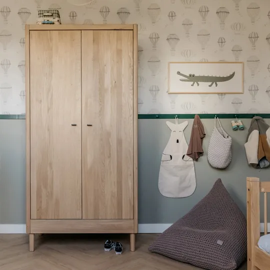 Vipack Kleiderschrank – Forrest – 2-türig – Eiche