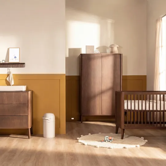 Kidsmill Tune Babyzimmer Walnuss ohne Latten