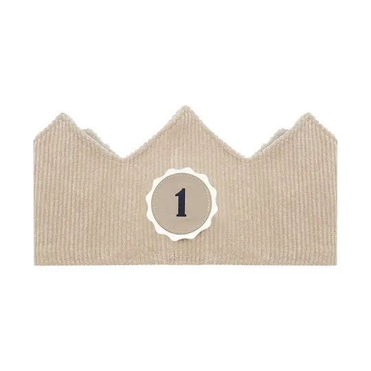Kidslabel Geburtstagskrone – Beige