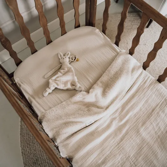 Koeka Faro Babydecke - Teddy - Warm White