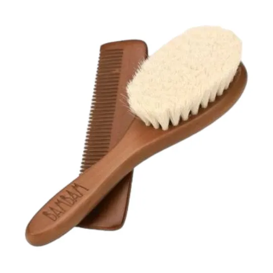 BamBam Haarbürste und Kamm - Dark Eco Friendly