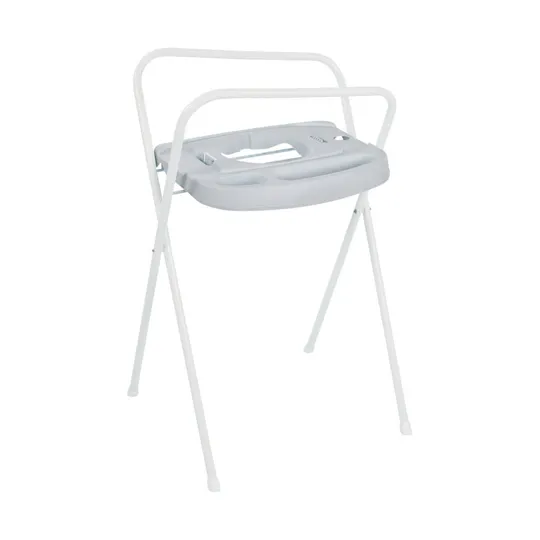Bebe-Jou Click Badewannenständer Metall Hellgrau 98 cm
