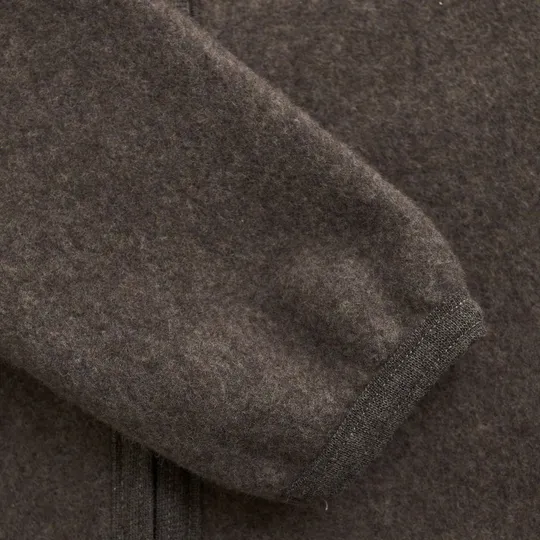 HUTTEliHUT Jacke - Größe 62 - Wool Fleece - Brown Melange