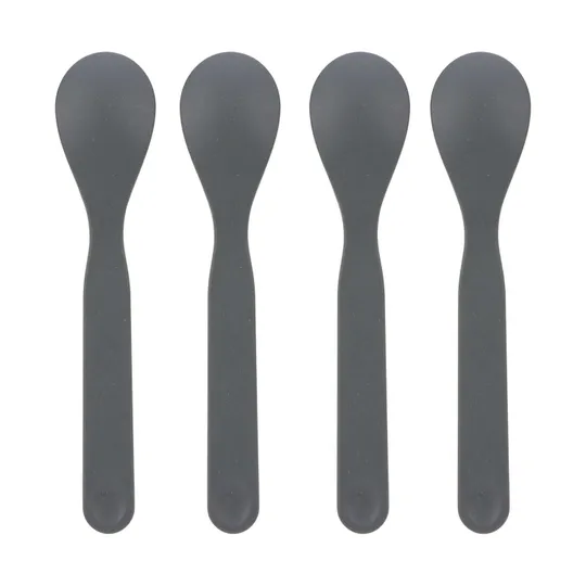 Spoon Set 4 pcs PP/Cellulose Uni anthracite  1310039236