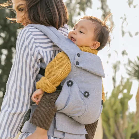 Tula Explore Leinen Babytrage Ash