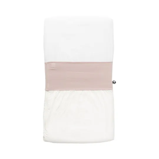 Fedde & Kees Nunki Bettlaken - 70 x 140 cm - Misty Pink / Off White