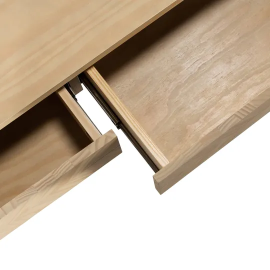 Europe Baby Beau Kinderkamer Naturel Bed - Metaal Onderstel