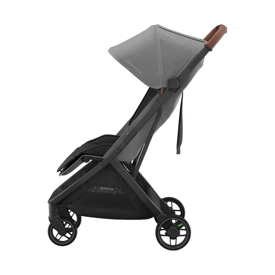 UPPAbaby Buggy - MINU V3 - Greyson Carbon Rahmen Mit Braun Leder