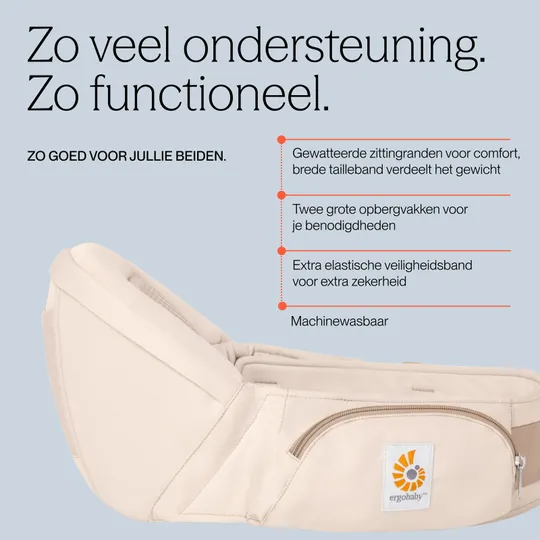 Ergobaby Lift Hip Seat Carrier - Pearl Grey