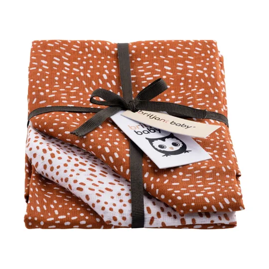 Briljant Baby Minimal Dots Hydrophile Windel Terra 3 Stück