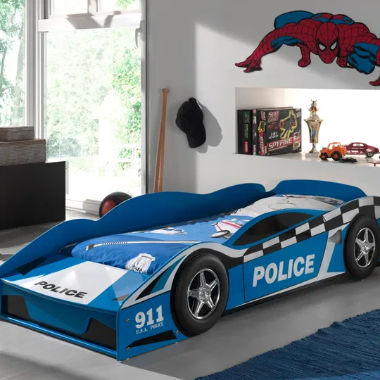 Vipack Kleinkind Polizeiauto Bett 70 x 140 cm