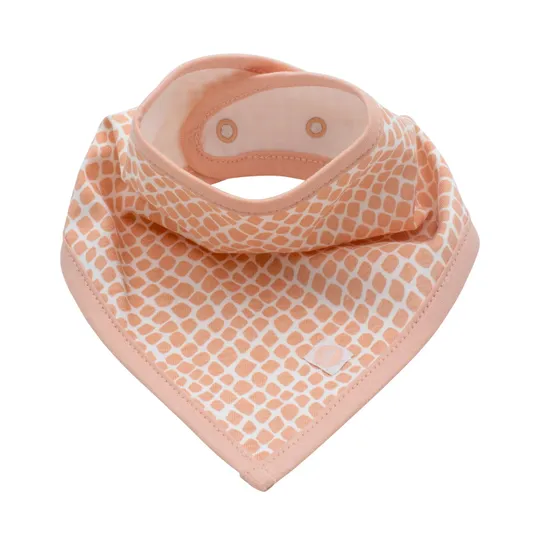 Jollein Snake Bandana Lätzchen Pale Pink