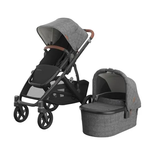 UPPAbaby VISTA V3 Kinderwagen 4-in-1 | Britax Römer Baby-Safe Pro Autositz | Britax Römer Vario Base 5Z