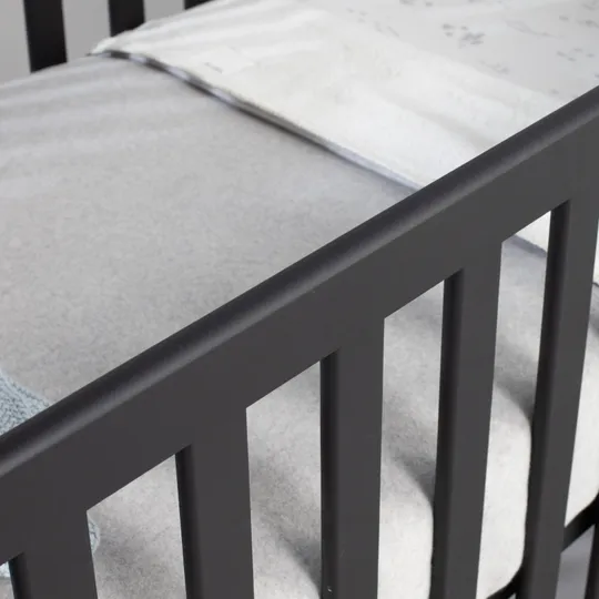 Europe Baby Ralph II Babybett Mattschwarz 60 x 120 cm