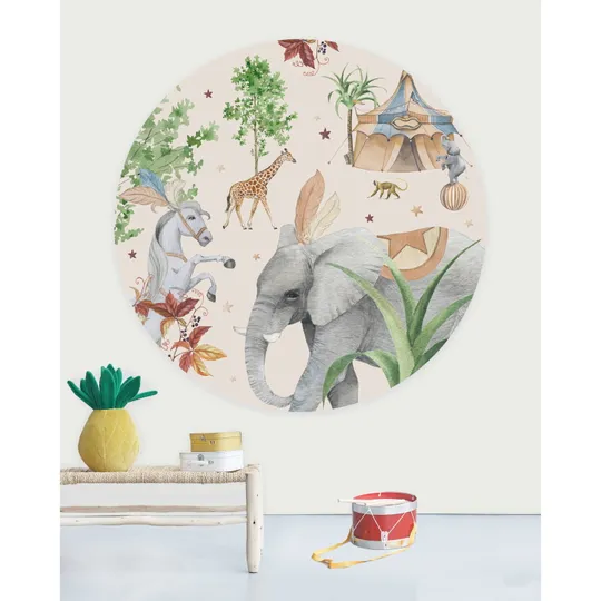 Creative Lab Amsterdam Elephant Tapete Rund