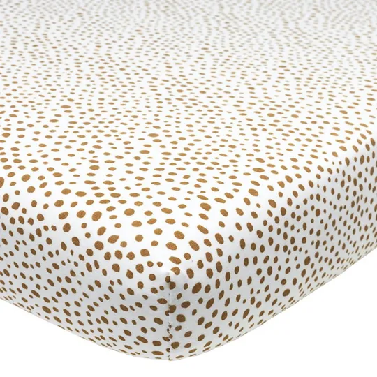 Meyco Cheetah Spannbettlaken Camel 90 x 200 cm
