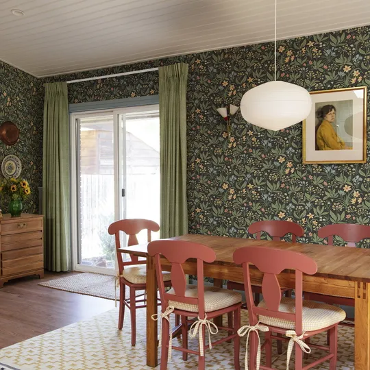 Sandberg Huset Solen Tapete - Charcoal