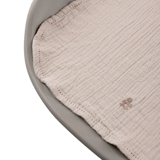 Sebra Wickelunterlagentücher - 2 Stück - Musselin - Seabreeze Beige