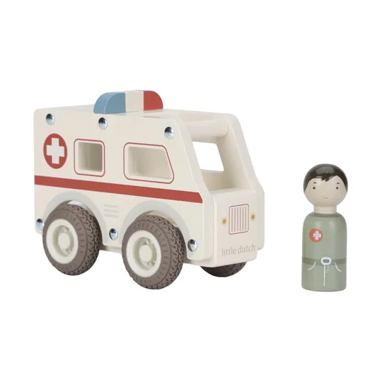 Little Dutch Krankenwagen – Mit Pegdoll – Holz