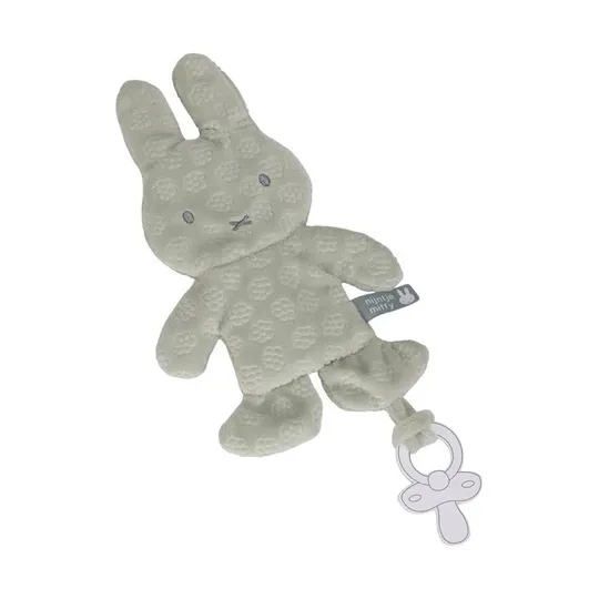 Miffy Schnullertuch - Green Flower