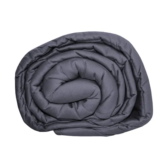 Polydaun Gewichtsdecke – Anthrazit – 140 × 200 cm