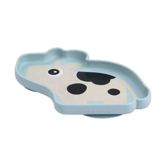 Done By Deer Stick & Stay Teller - Tiny Farm - Silicone - Blue