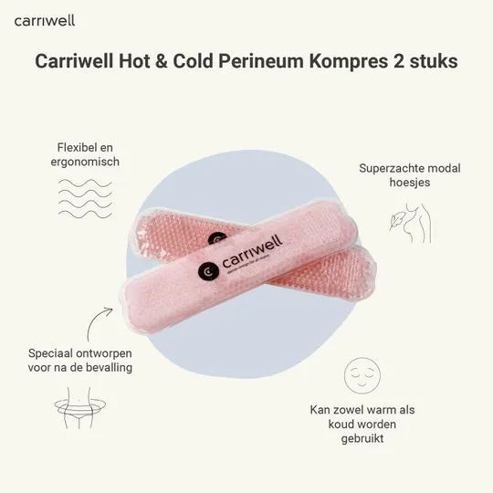 Carriwell Warm/Kalt Perineum Kompresse - 2 Stück
