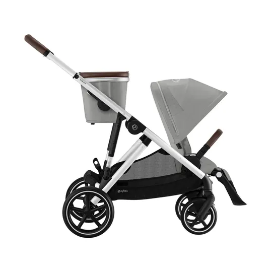 Cybex Gazelle S Kinderwagen - Silver - Stone Grey / Mid Grey
