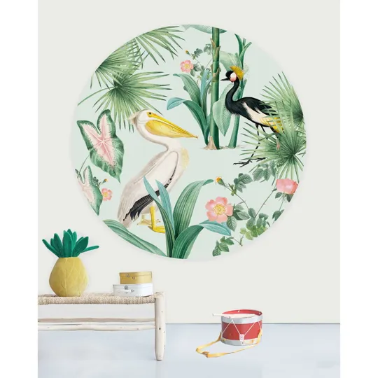 Creative Lab Amsterdam Pelican Runde Tapete 120 cm