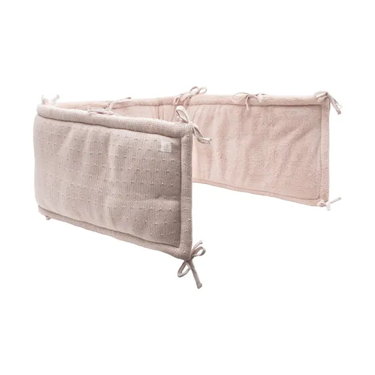Jollein Sprinkle Knit Laufstallumrandung- 180 x 30 cm - Silk Rose