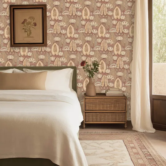 Creativ Lab Amsterdam Lily Serenade Vliestapete - Pink - 389,6 x 280 cm
