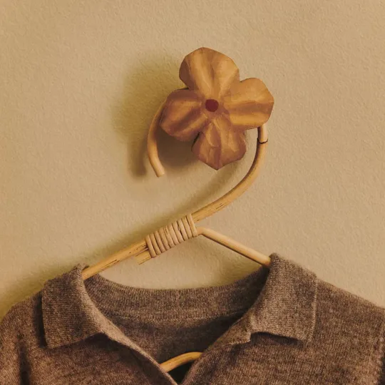 Ferm Living Wandhaken - Poesie Hand-carved Hook - Tan