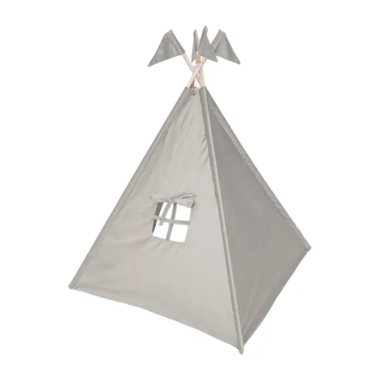 Overseas With Flags Tipi – Samt – Smoke