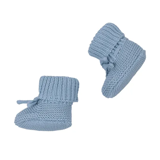 Lodger Knit Pantoffeln - 0-6 Monate - Blue Fogg