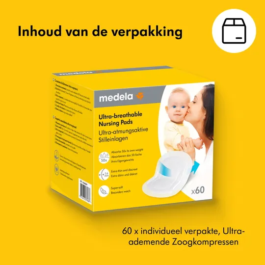 Medela Stilleinlagen - Ultra Atmungsaktiv - 60 Stück