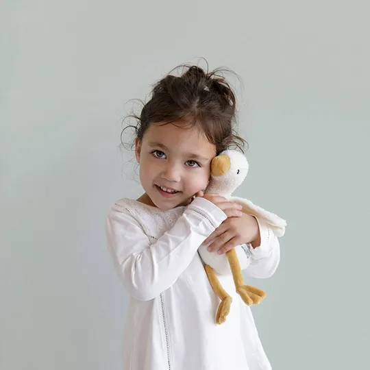 Little Dutch Newborn Naturals Kuscheltier Baby Goose 17cm