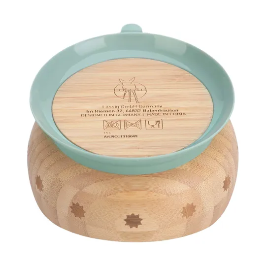 Lässig Wood Little Chums Dog Bamboo Schüssel