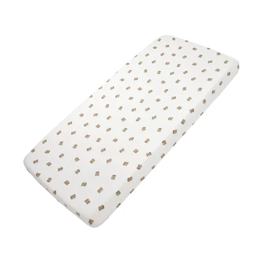 Meyco Bear Spannbettlaken - 50 x 90 cm - Jersey - Braun