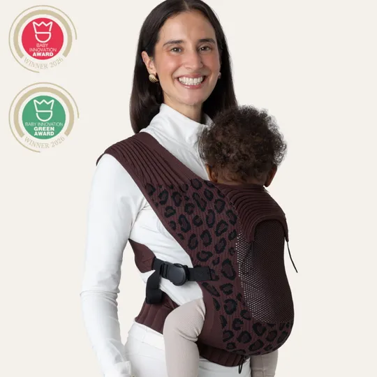 Flybaby Babydraagzak Dark Leo