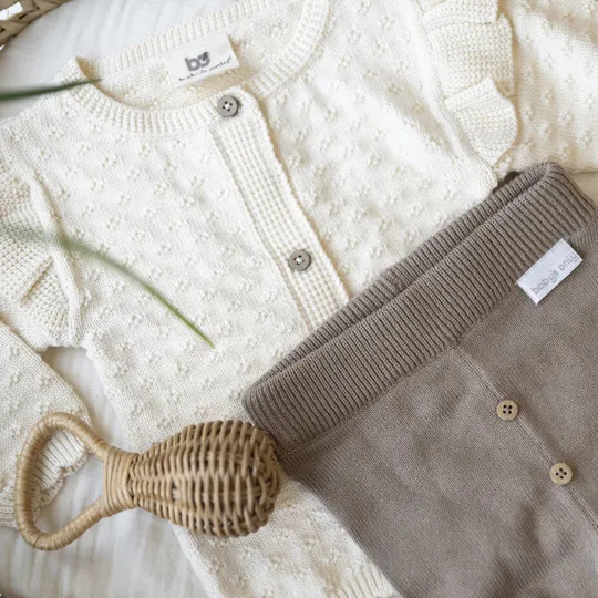 Baby's Only Miracle Ruffle Weste - Gr. 80 - Warm Linen