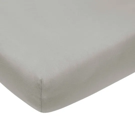 Pretura Spannbettlaken Feather Grey - 60 x 120 / 70 x 140 cm