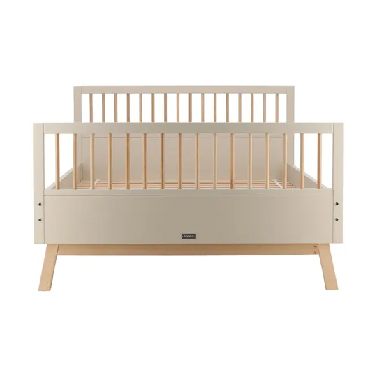 Bopita Lines Doppelbett 120 × 200 cm – Dune / Nature
