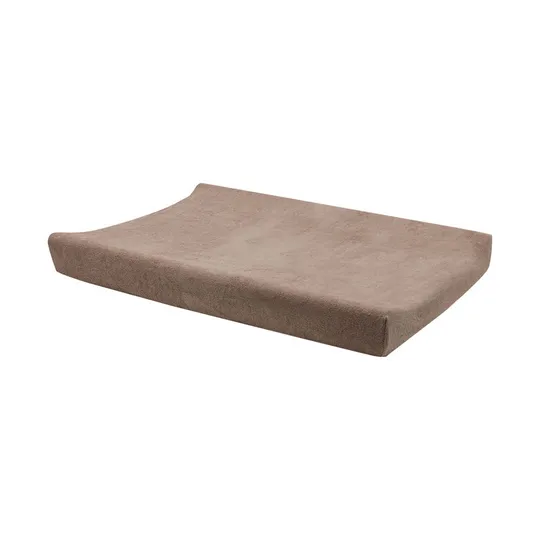 Jollein Wickelunterlagenbezug Frottee 50 x 70cm - Milky Coffee/Ivory - 2 Stück